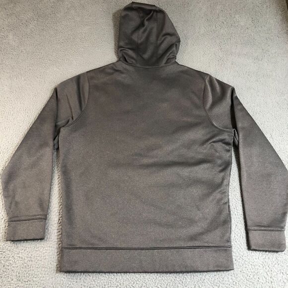 Under Armour Hoodie Mens Large Gray IMG Combine Academy V-Neck‎ Pullover Sports - Picture 4 of 6